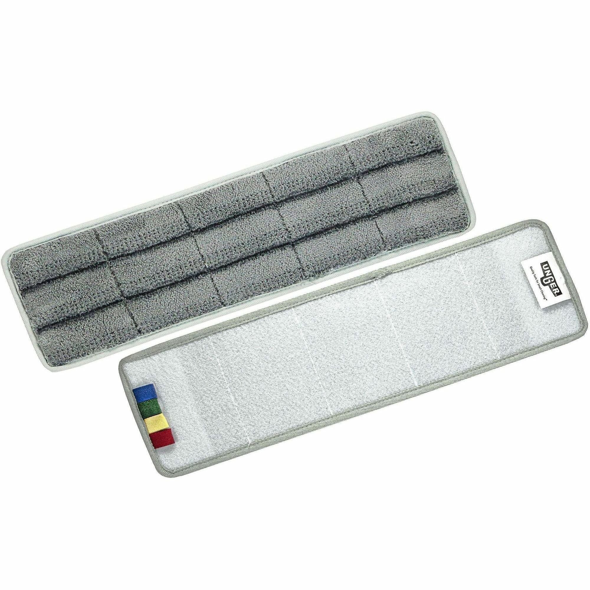 Rectangle16" Length - Durable - MicroFiber, Polyester - Green, Black - 5 / Carton
