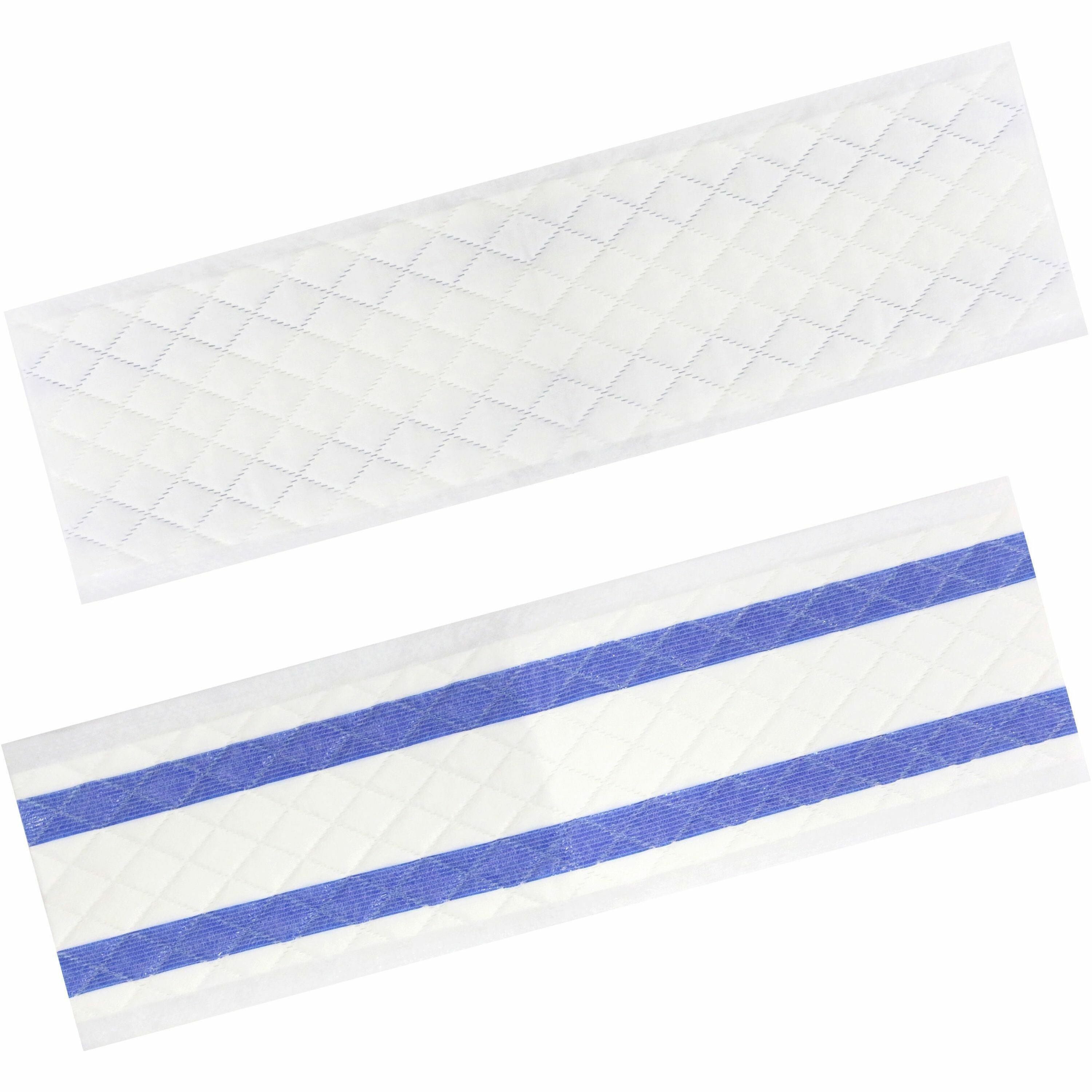 Rectangle18.50" Length - Floor, Mopping - Disposable - MicroFiber - Green, Black - 50 / Carton
