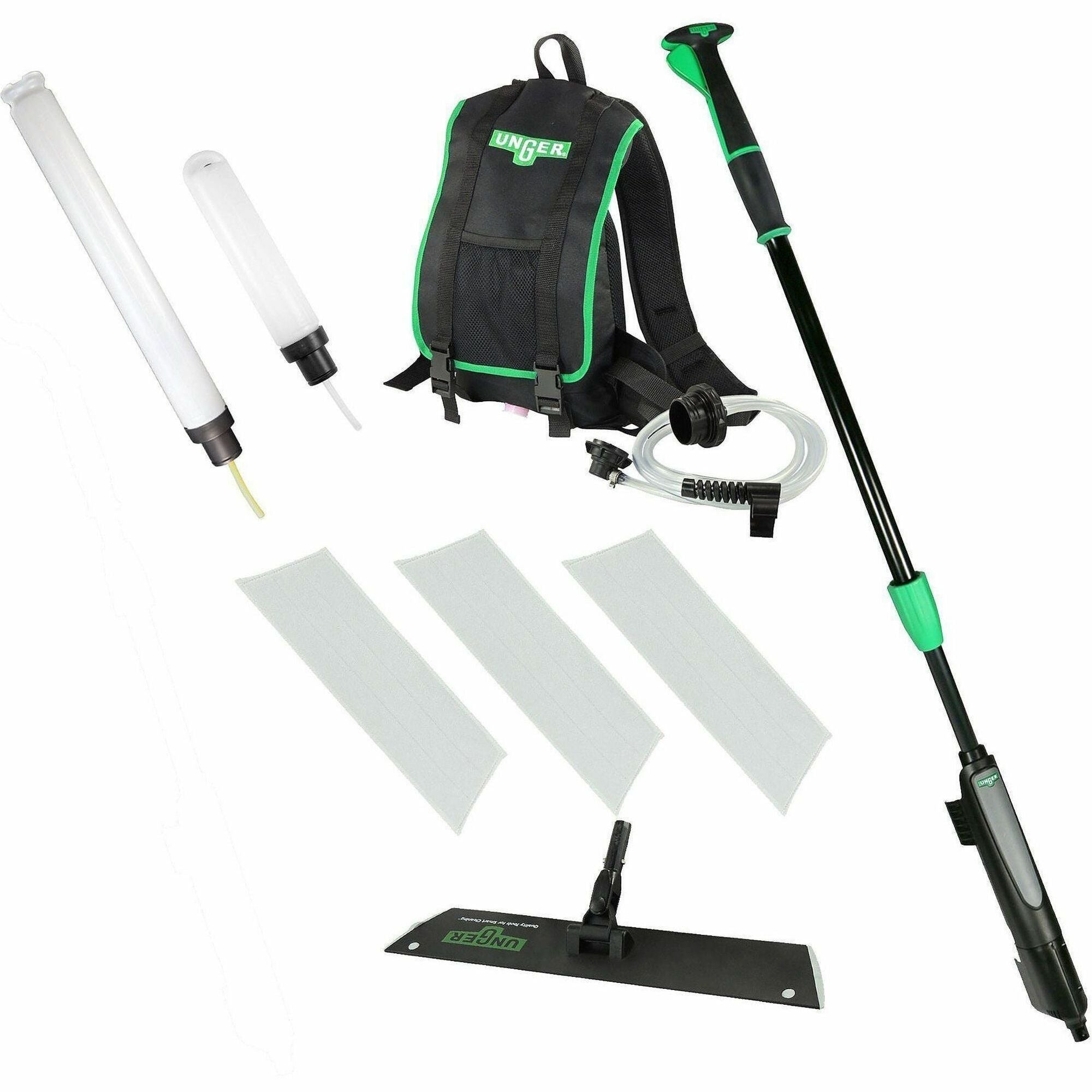 MicroFiber, Rubber - Black, Green, Gray - 1 Carton