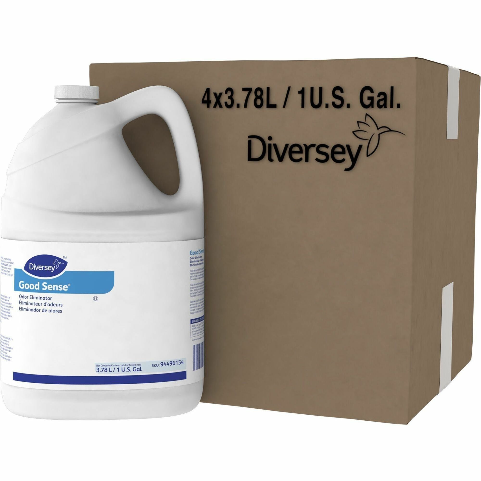 Ready-To-Use - 128 fl oz (4 quart) - 7 pH - Fresh Scent - Kosher - Tan - 4 / Carton