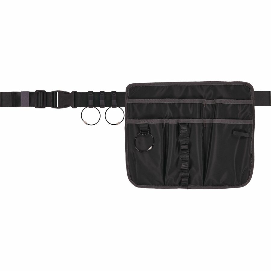 Water Resistant Exterior, Abrasion Resistant Exterior, Water Proof, Water Resistant, Abrasion Resistant - Mesh, Nylon, Polyester Body - Waistband, Belt Clip, Ring - 13.5" Height x 11" Width - 1 Each