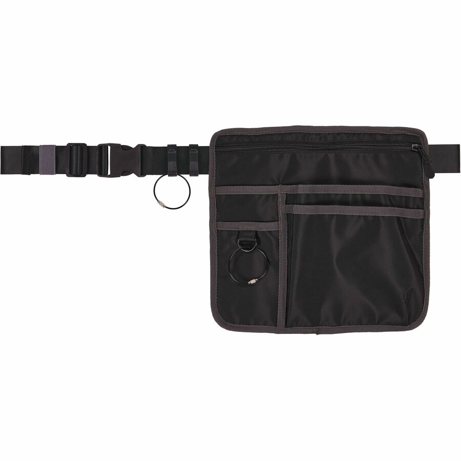 Water Resistant Exterior, Water Resistant, Abrasion Resistant Exterior, Abrasion Resistant, Water Proof - Mesh, Polyester, Nylon Body - Waistband, Belt Clip, Ring - 10" Height x 11" Width - 1 Each