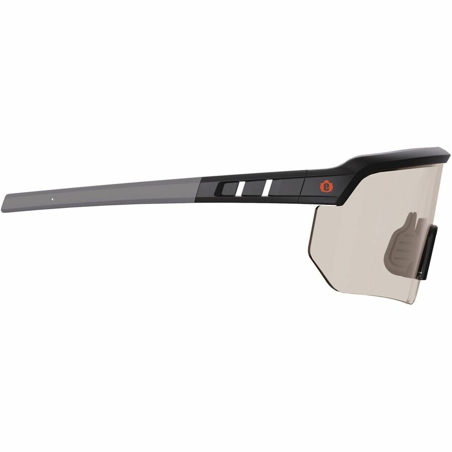 Ergodyne AEGIR Enhanced Anti-Fog Safety Glasses, Matte Black Frame, Polycarbonate & Rubber, Strap Closure, Anti-scratch, Non-slip, Lightweight, Impact Resistant, 1 Each