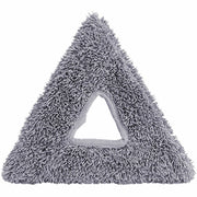 Unger Stingray Glass Washing Pad, Triangle, Microfiber, Green/Black, Durable Dirt & Grime Remover, 1 Each
