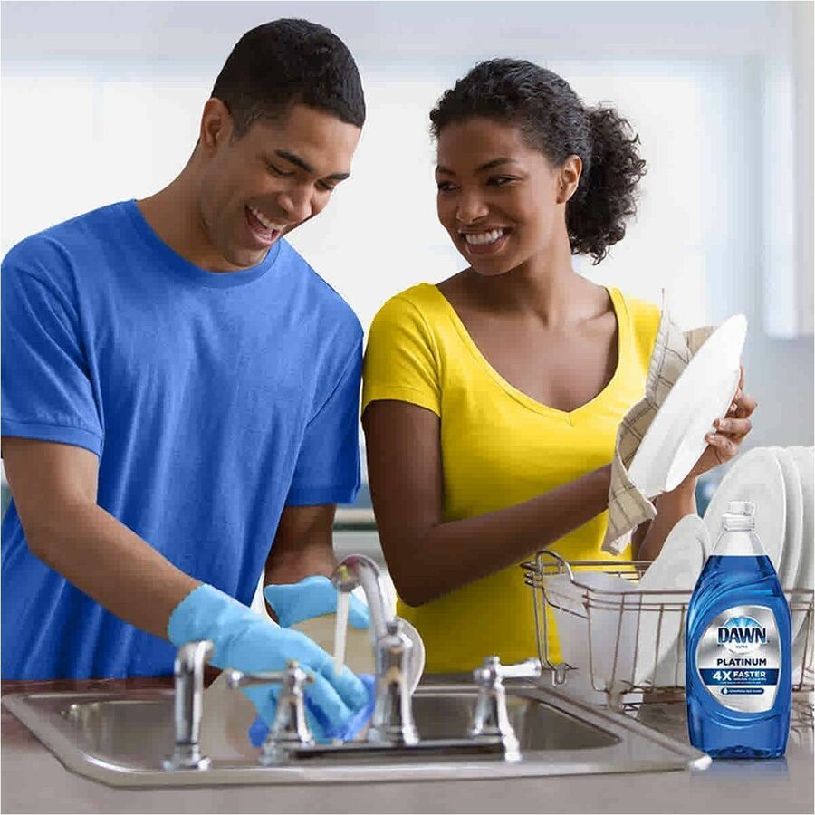 54.8 fl oz (1.7 quart) - Refreshing Rain Scent - Phosphate-free - Blue - 2 / Pack
