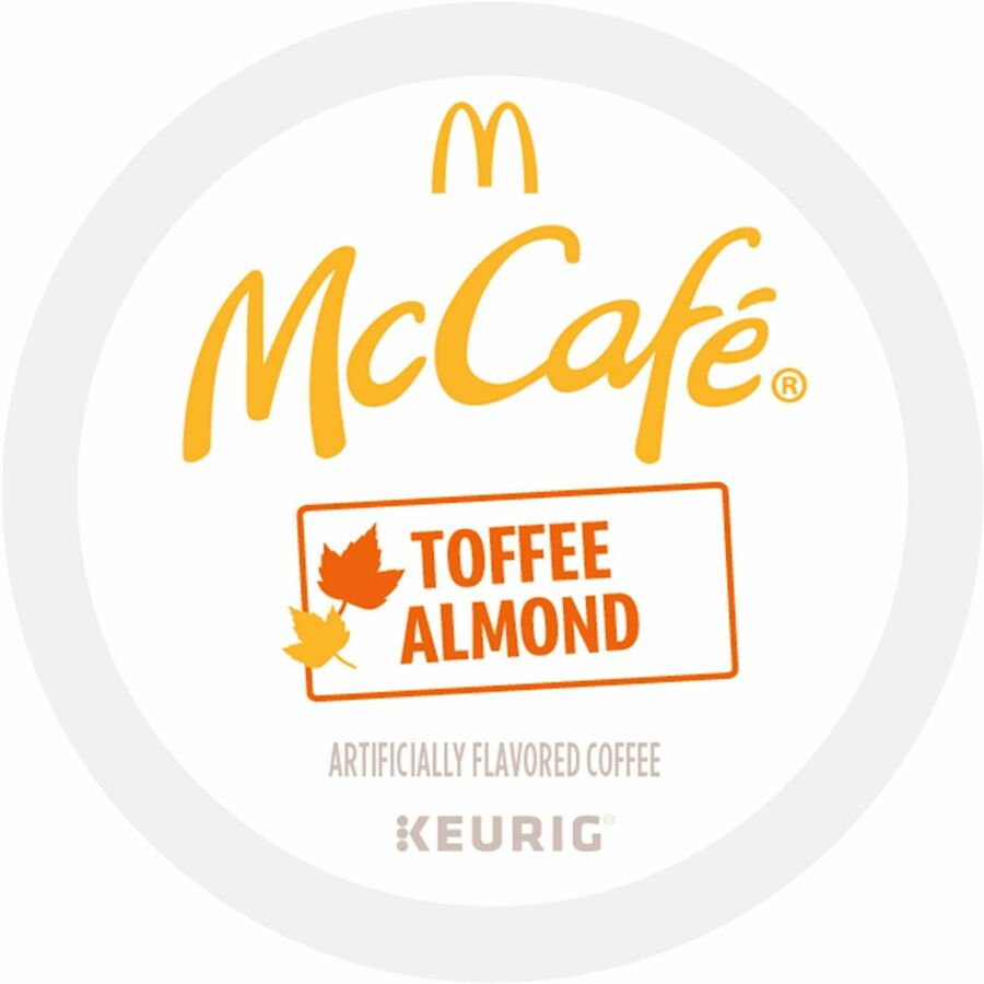 McCafé Toffee Almond Coffee K-Cup, Light Roast, Kosher, 24/Box