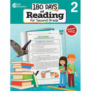 Shell Education 180 Days of Reading for Second Grade, 2nd Edition Printed Book