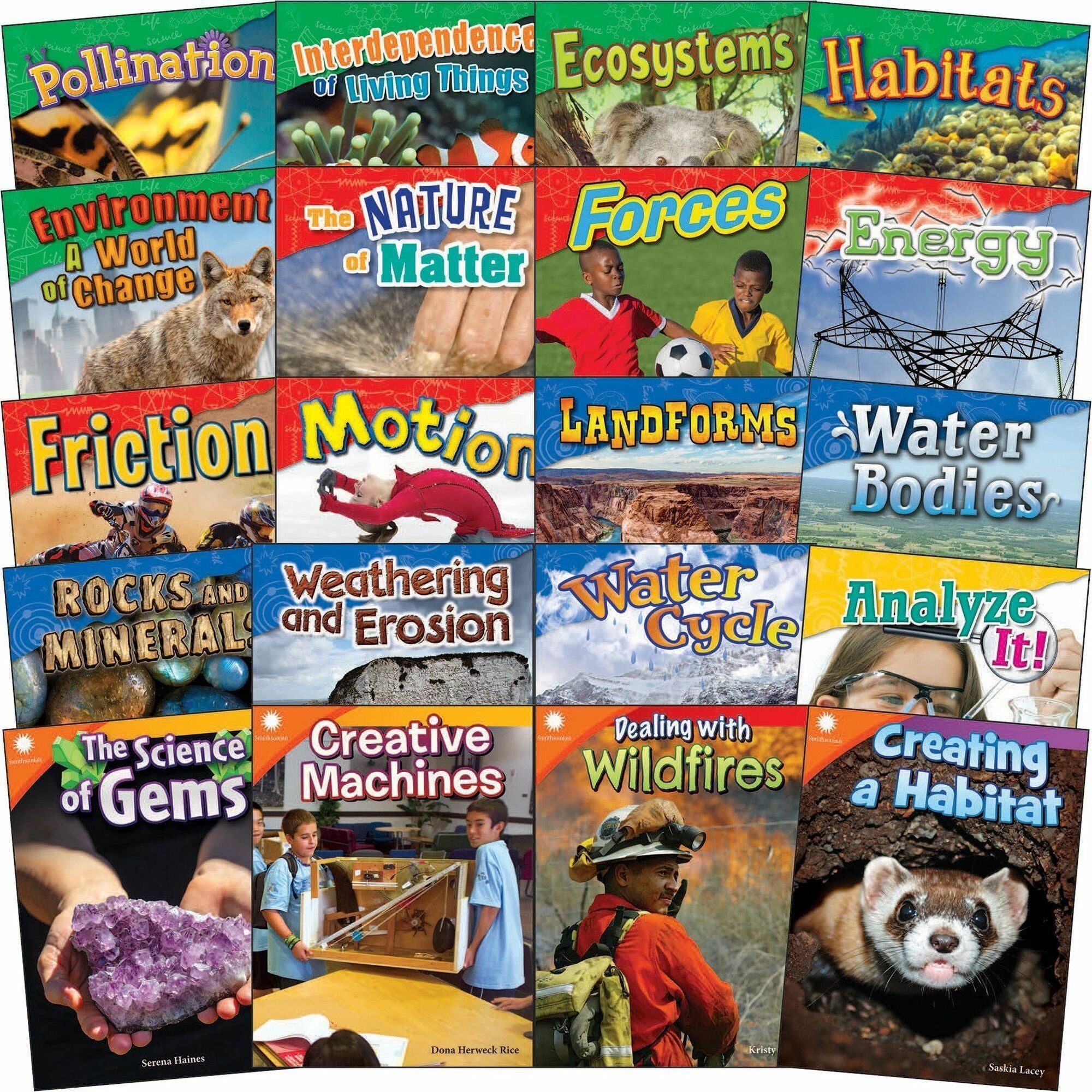 Shell Education Science Book Set, Grade 2, Printed Book, 20 Books per Set