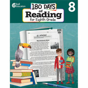Shell Education 180 Days of Reading for Eighth Grade Printed Book