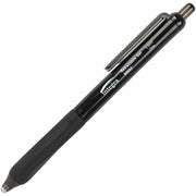Integra Silent Retractable Gel Pens, 0.5 mm, Black Ink, 12/Box