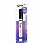 Sharpie Oil-Based Paint Markers - Black Ink - Oil Based - Metal Barrel - 1 Pack
