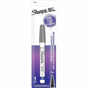 Sharpie Oil-Based Paint Marker, Fine Point, Silver Ink, Metal Barrel, 1 Pack