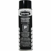 Sprayway P1 Precision Contact Cleaner, 13.50 fl oz, Non-corrosive, Non-staining, Quick Drying, Residue-free, Black, 1 Each