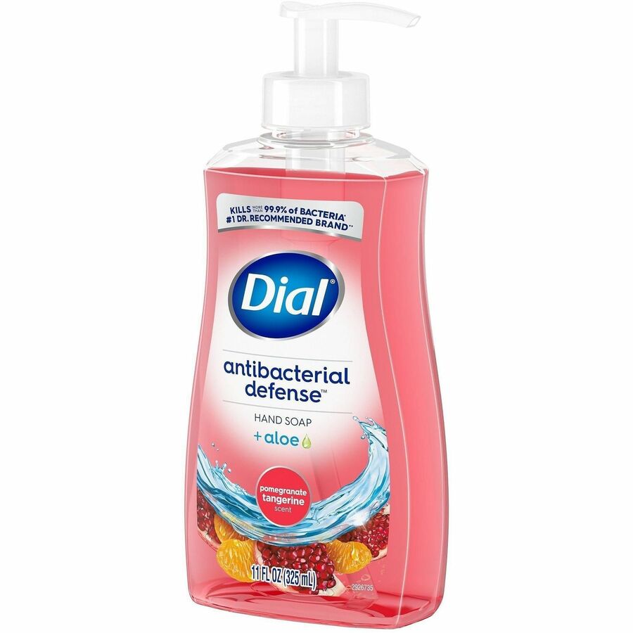 Dial Pomegranate Tangerine Antibacterial Hand Soap, 11 fl oz, Moisturizing, Multipurpose, Pink, 1 Each