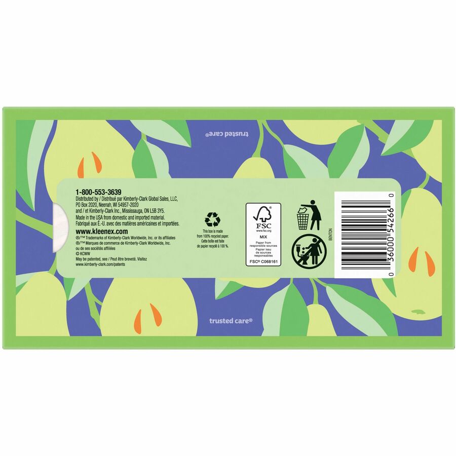 2 Ply - White - Wood PulpBox - 160/Box - 24 / Carton