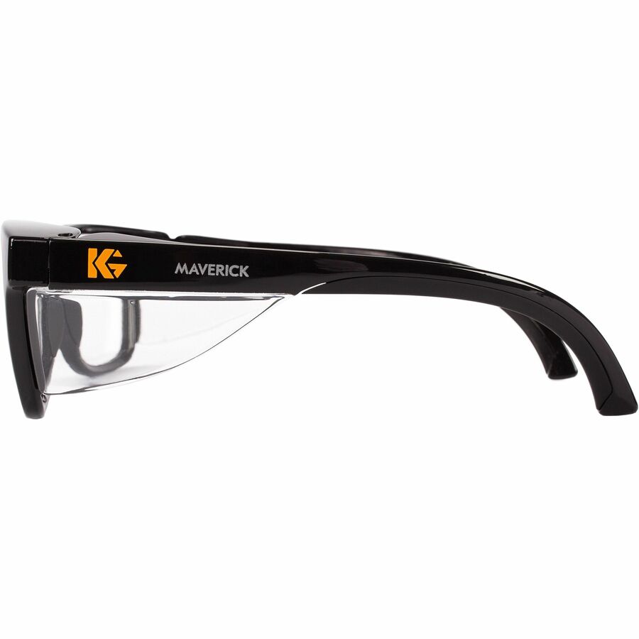 Kleenguard Maverick Safety Eyewear, Clear Polycarbonate Lens, Black Frame, Anti-fog, Anti-scratch, Impact Resistant, Wraparound, Lightweight, Comfortable, 12 per Box
