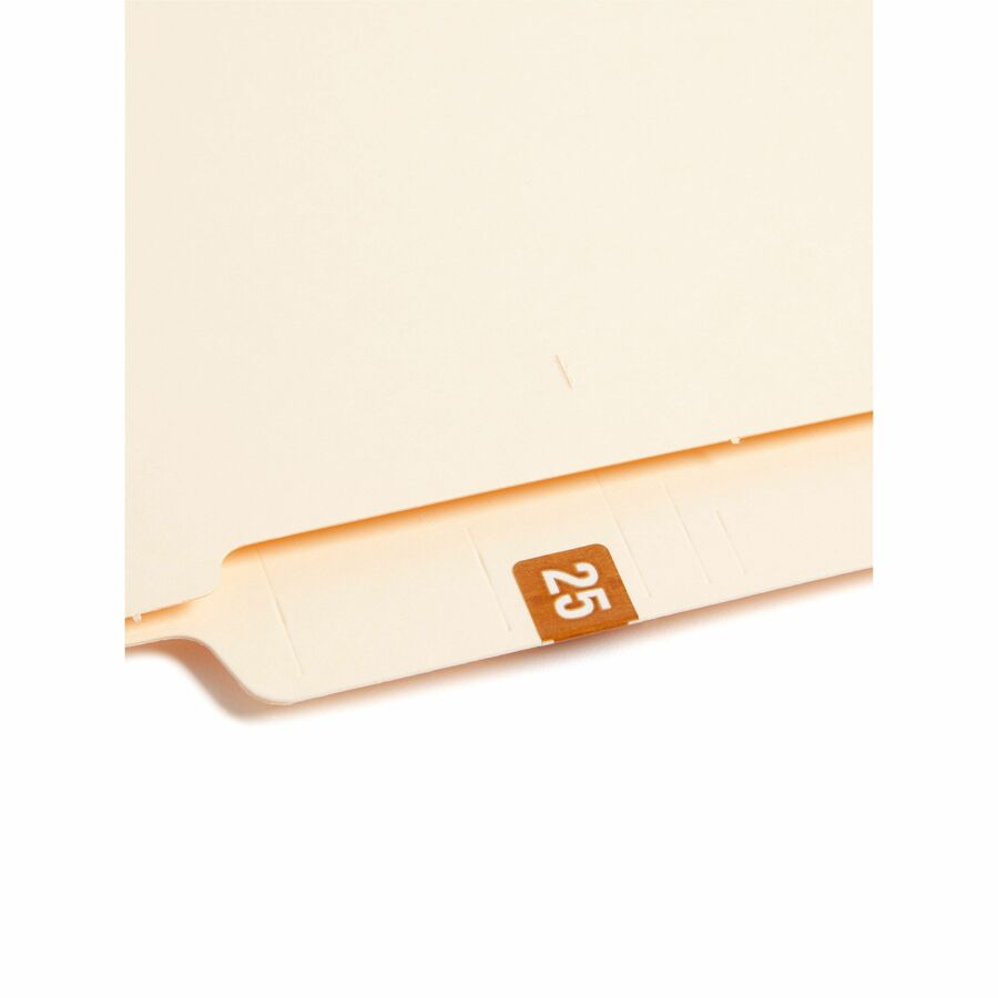 Smead ETS Color-Coded Year Labels, Brown, 1/2" x 1", 1 Pack