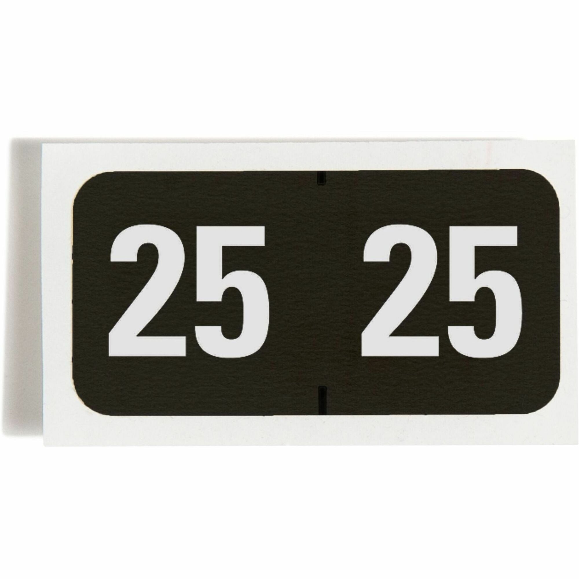 Smead ETYJ Color-Coded Year Labels, Black, 25 Labels, 3/4" x 1-1/2", 1 Roll