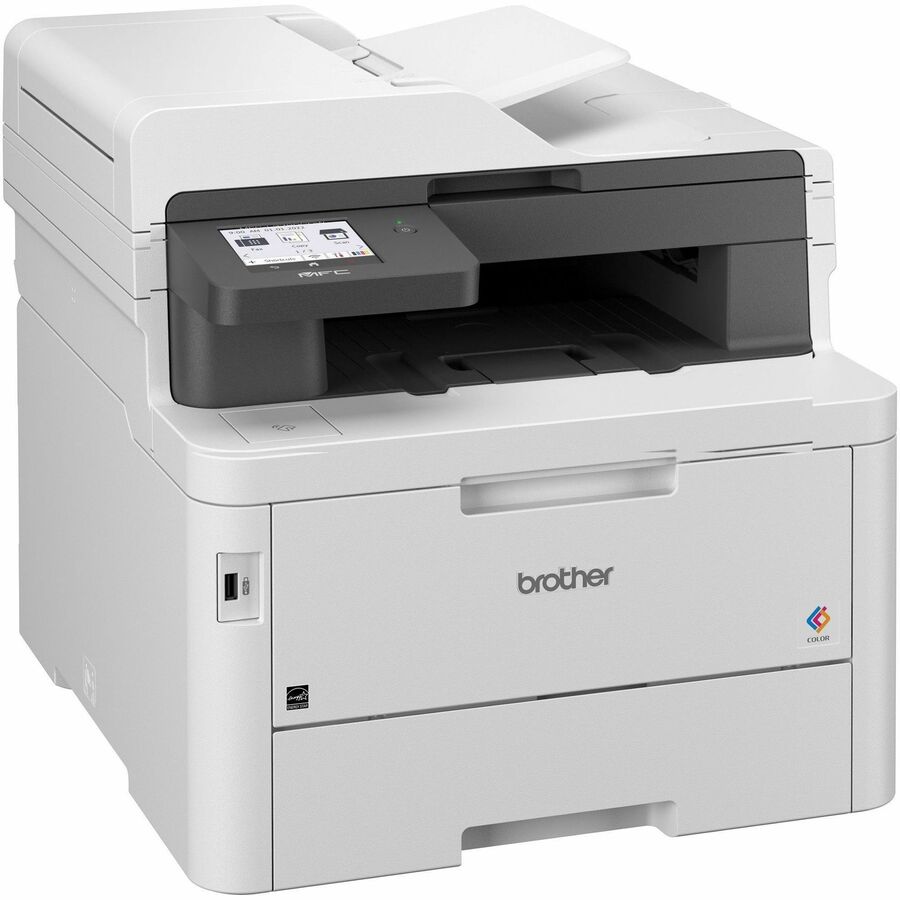 Copier/Fax/Printer/Scanner - 600 x 2400 dpi Print - Color Flatbed Scanner - 19200 dpi Optical Scan - Gigabit Ethernet - Wireless LAN - Apple AirPrint, Mopria - USB - For Plain Paper Print - 1 Each