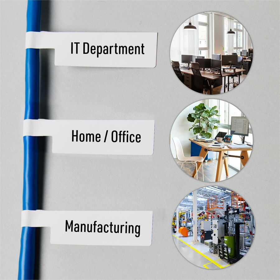 Avery&reg; Cable Labels, P-Style, 1.02" x 3.3" , 300 Total (61540)