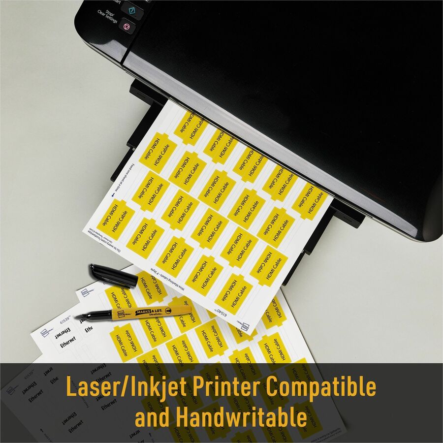 Avery&reg; Cable Labels, P-Style, 1.02" x 3.3" , 300 Total (61540)