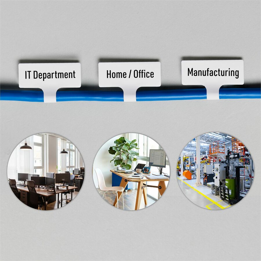 Avery&reg; Cable Labels, T-Style, 1.25" x 2" , 300 Total (61539)