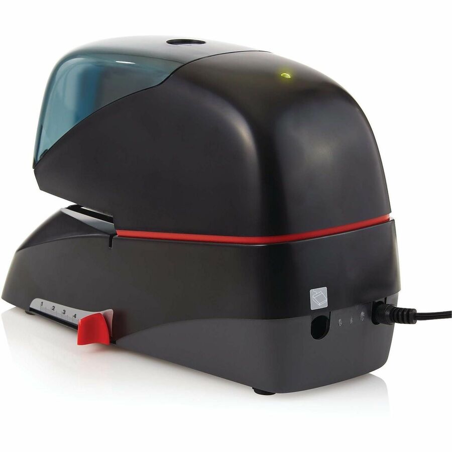 Staples Upto 90 Sheet of 20lb Paper - Holds Upto 5000 Staple - 2" Throat Depth - Black - Rubber - 1 Each