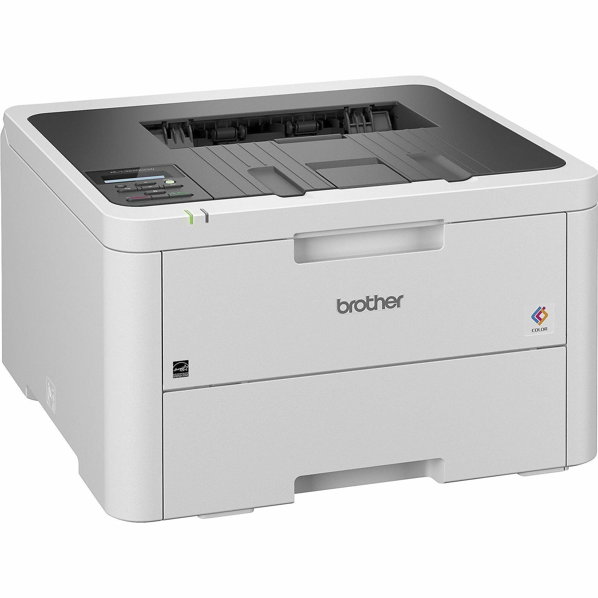 19 ppm Mono / 19 ppm Color - 2400 x 600 dpi class - Automatic Duplex Print - 250 Sheets Input - Wireless LAN - Wi-Fi Direct, Apple AirPrint, Mopria, Brother Mobile Connect - 40000 Pages Duty Cycle - Plain Paper Print - USB
