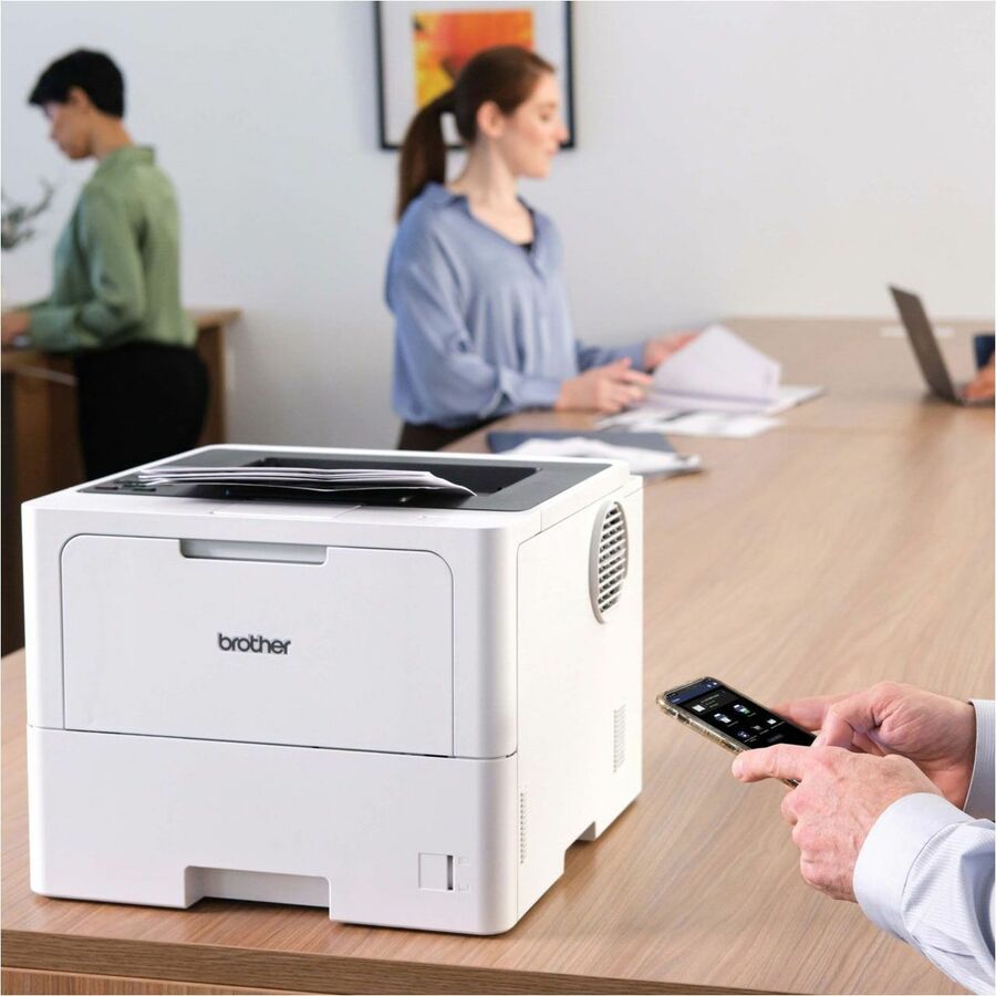 50 ppm Mono - 1200 x 1200 dpi class - Automatic Duplex Print - 520 Sheets Input - Ethernet - Wireless LAN - Wi-Fi Direct, Apple AirPrint, Mopria, Brother Mobile Connect - 125000 Pages Duty Cycle - Plain Paper Print - Gigabit Ethernet - USB