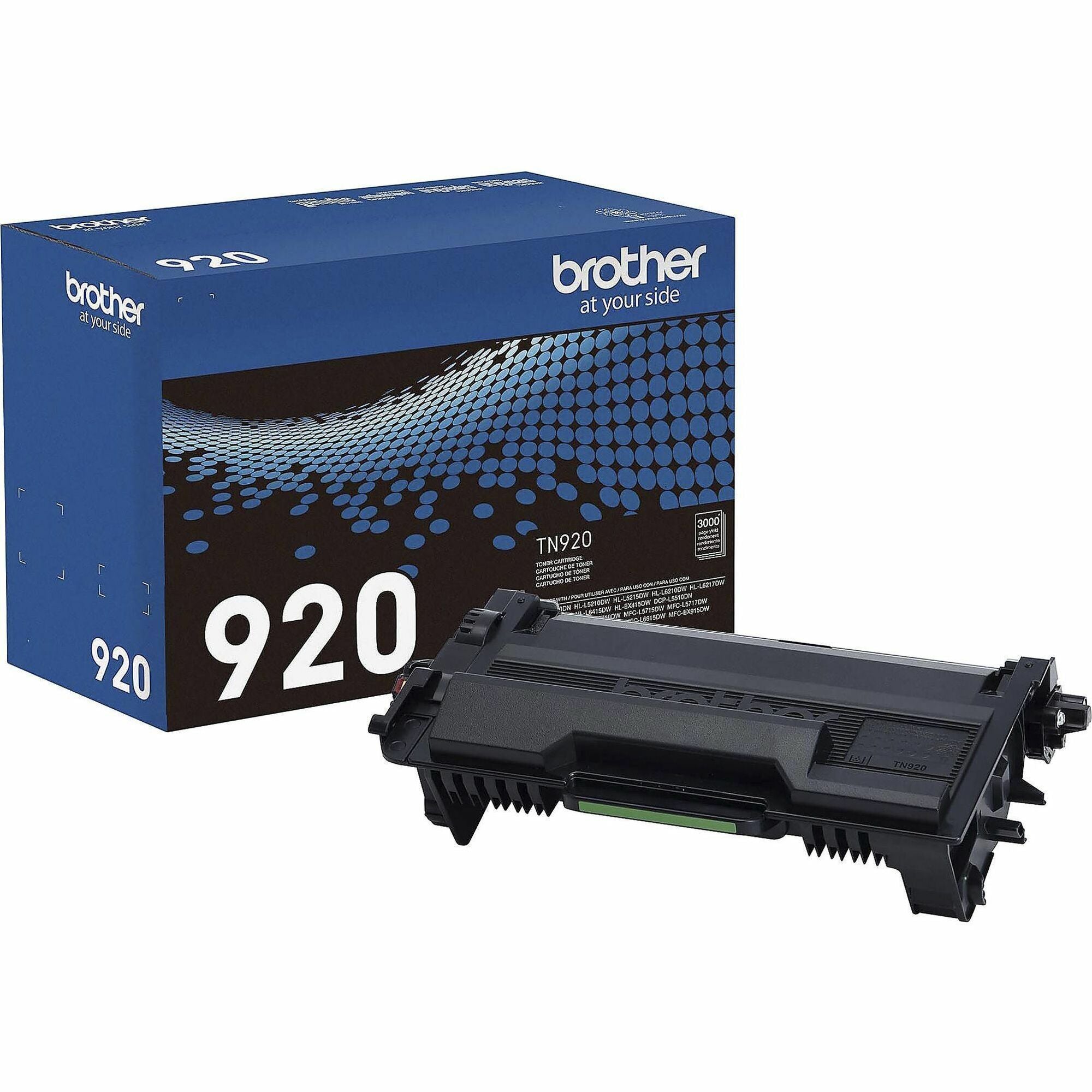 Brother Original Standard Yield Laser Toner Cartridge, Black, 1 Each, 3000 Page Yield