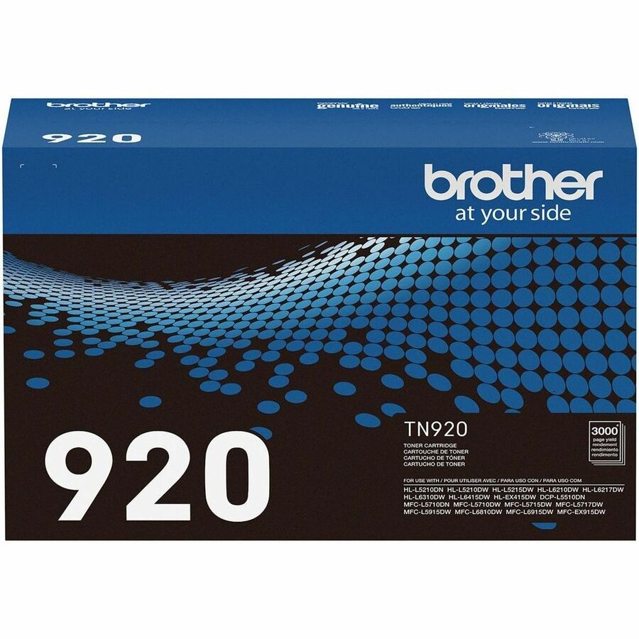 Brother Original Standard Yield Laser Toner Cartridge, Black, 1 Each, 3000 Page Yield
