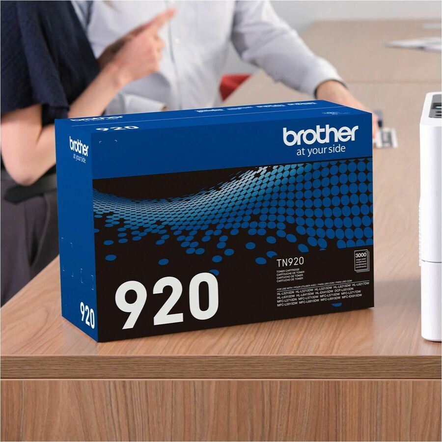 Brother Original Standard Yield Laser Toner Cartridge, Black, 1 Each, 3000 Page Yield