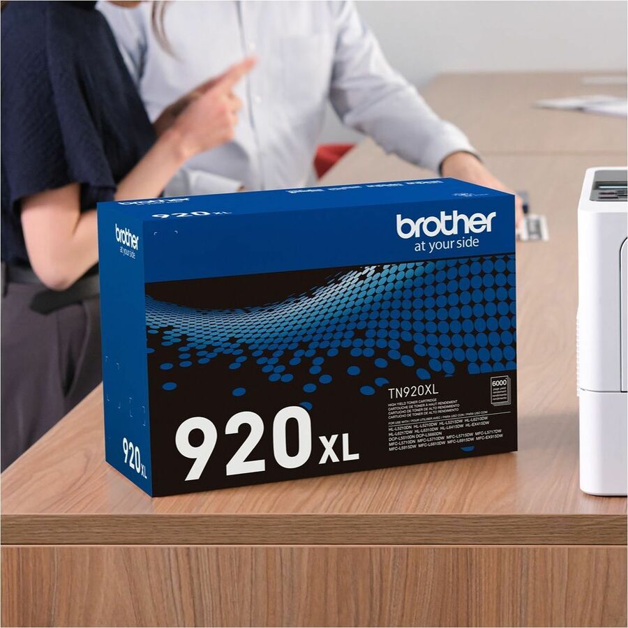 Brother Original High Yield Laser Toner Cartridge, Black, 6000 Pages, 1 Each