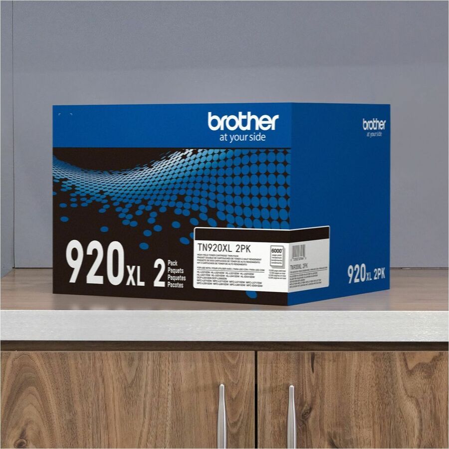 Brother Original High Yield Laser Toner Cartridge - Twin-pack - Black - 2 Each