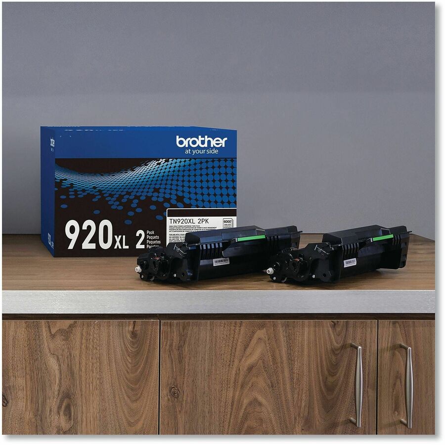 Brother Original High Yield Laser Toner Cartridge - Twin-pack - Black - 2 Each