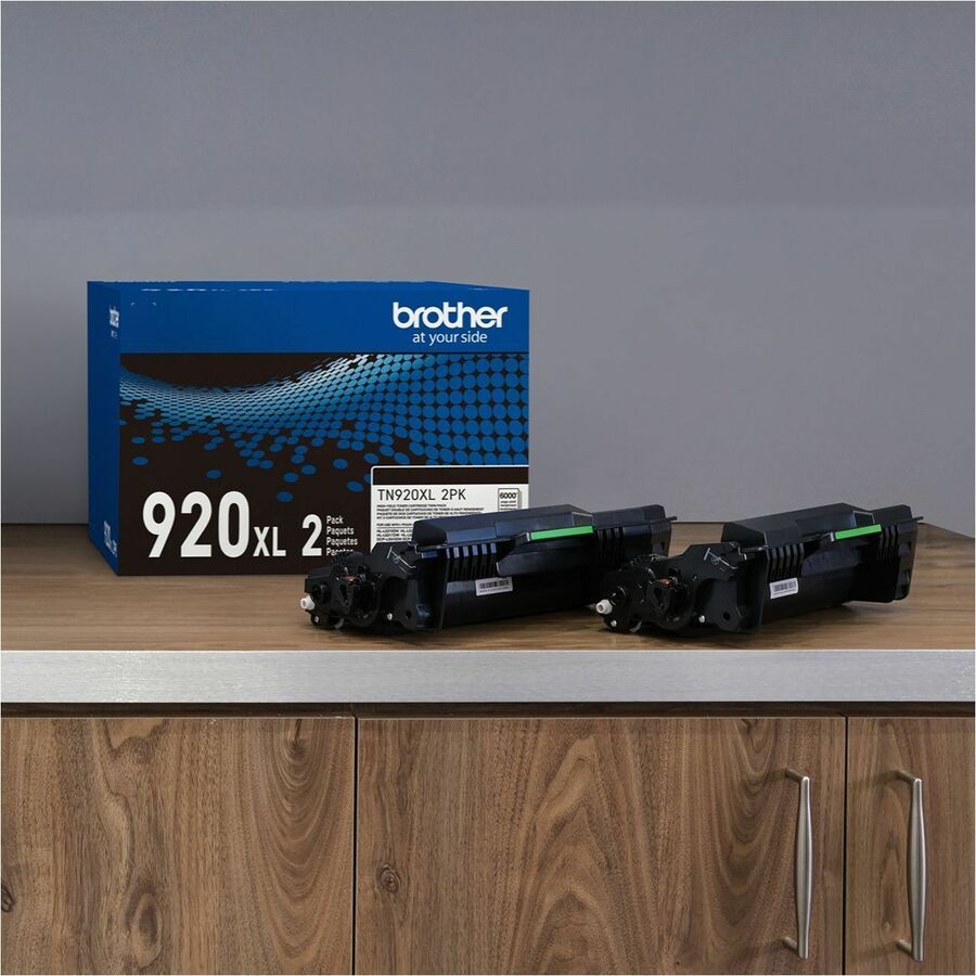 Brother Original High Yield Laser Toner Cartridge - Twin-pack - Black - 2 Each