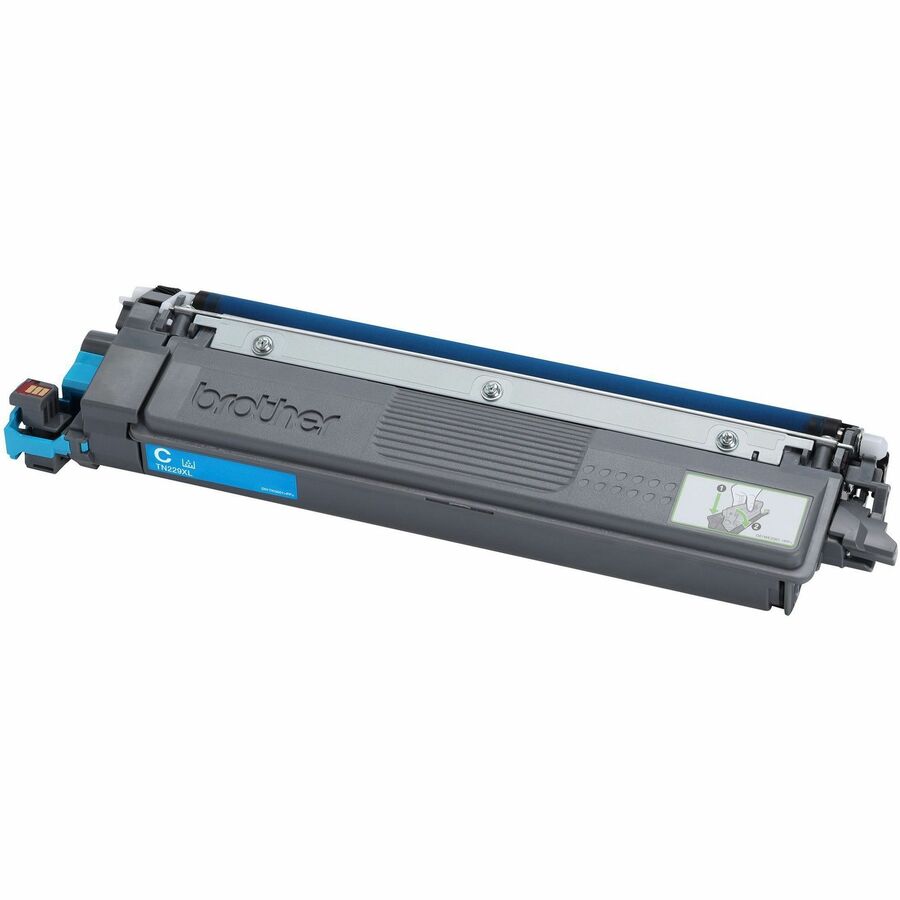 Brother Super High Yield Laser Toner Cartridge, Cyan, 4000 Pages, 1 Each