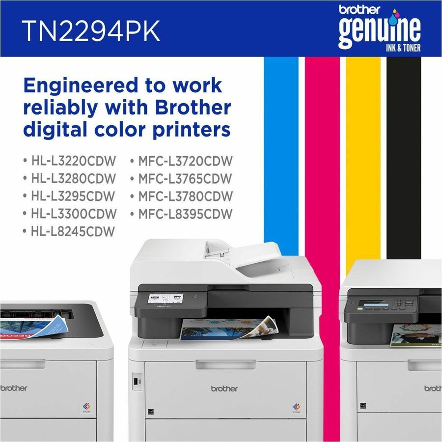 1500 Pages - Black, 1200 Pages Cyan, Magenta, Yellow