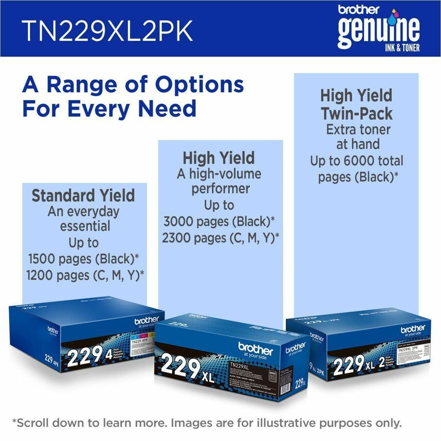 Brother High Yield Black Laser Toner Cartridge Twin-Pack, 2/Pack, 3000 Pages Each