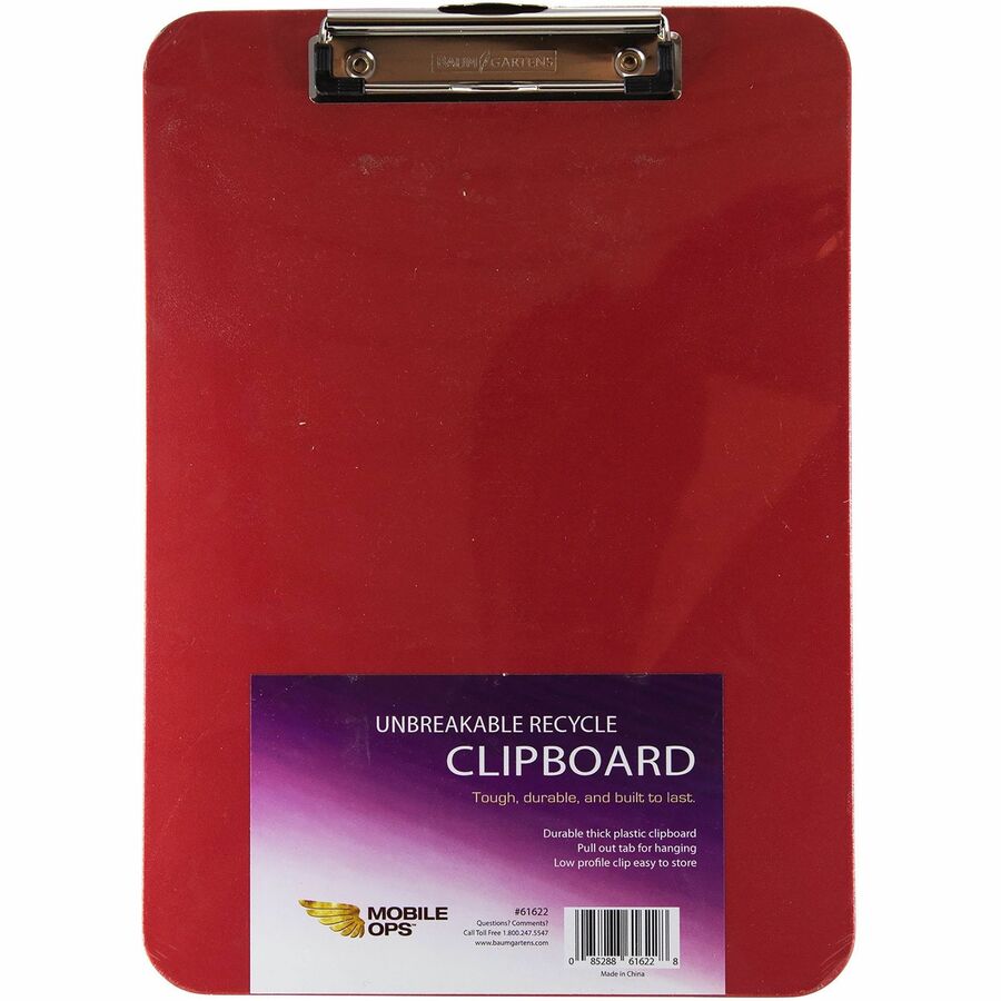 Wire Clip - Polypropylene - Red