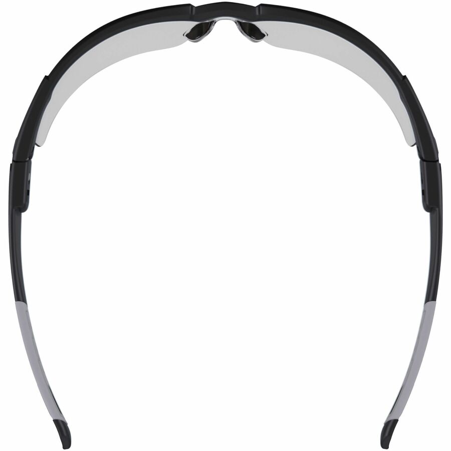 Ergodyne Skullerz Dellenger Safety Glasses, Matte Black Frame, Adjustable Temple, Impact Resistant, Rimless, Lightweight, UV Protection, Wraparound Design, 1 Each