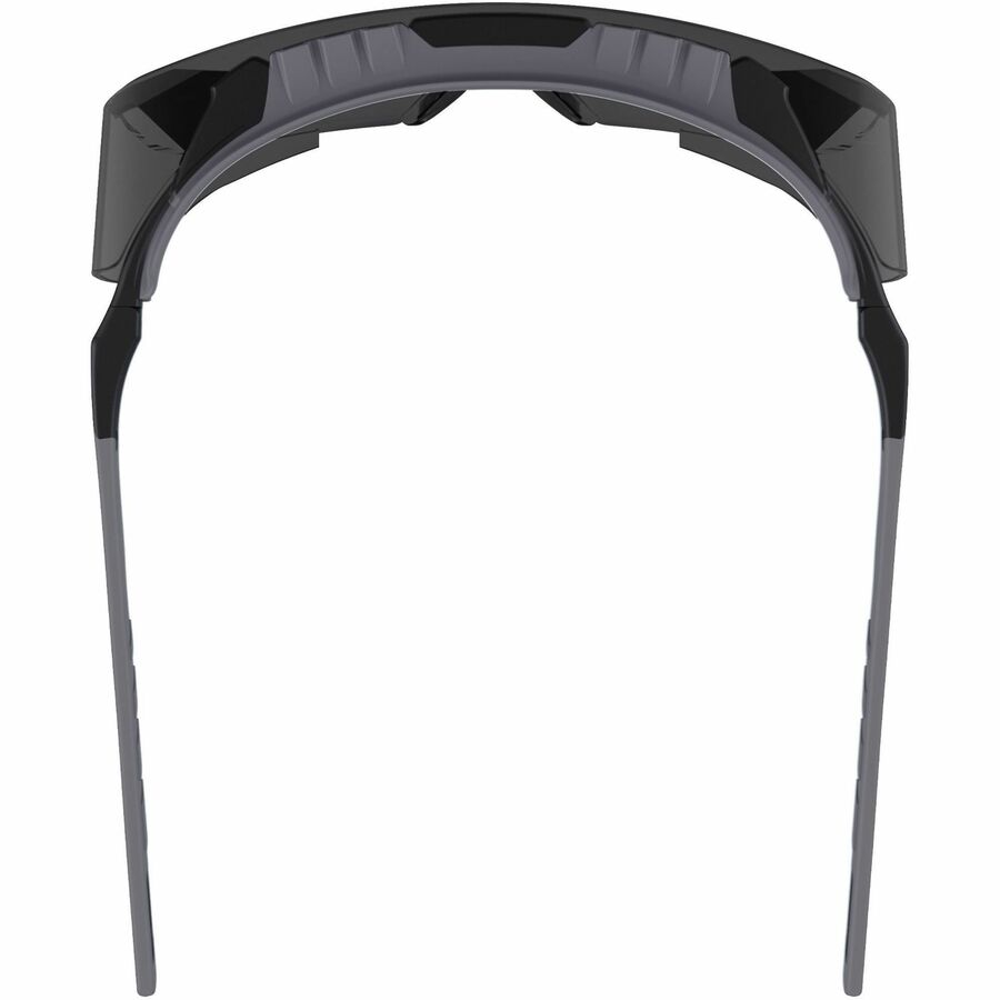 Ergodyne Skullerz OSMIN Safety Glasses, Smoke Lens, Matte Black Frame, Impact Resistant, Over-the-Glasses (OTG), Non-slip, Nylon/Rubber, 1 Each