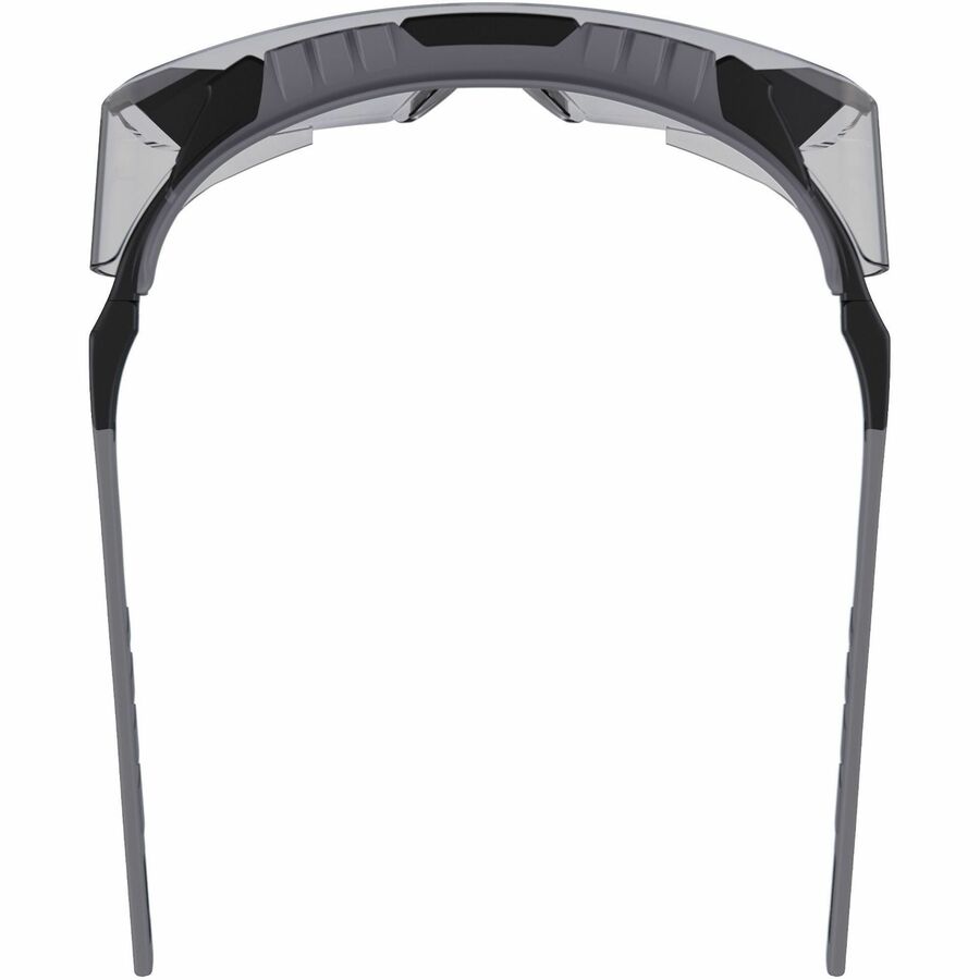 Ergodyne Skullerz OSMIN Anti-Scratch & Enhanced Anti-Fog Safety Glasses, Matte Black Frame, Over-the-Glasses, Adjustable Temple, Vented, 1 Each