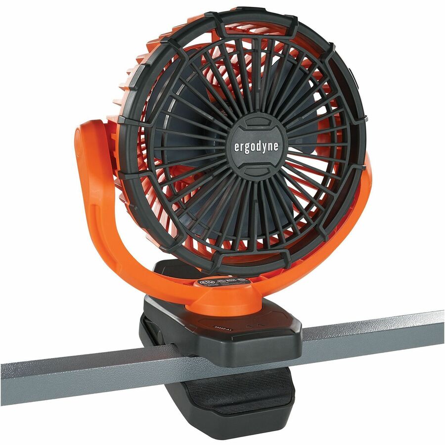 2 Speed - Rechargeable, Rotatable Head, 360&deg; Swivel, Heat Resistant, Quiet Operation, Compact, Lightweight, LED Indicator, Durable, Impact Resistant - 10.4" Width - Orange
