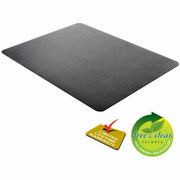 Deflecto SuperMat Medium Pile Carpet Chairmat, Rectangular, 53" x 45" x 0.5", Black, 1 Each