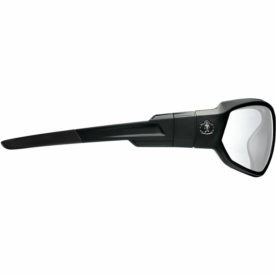 Ergodyne Skullerz LOKI Anti-Fog Safety Spoggles, Clear Lens, Matte Black Frame, Elastic Strap, Anti-scratch, Impact Resistant, Non-slip, Flexible, Sweat Resistant, 1 Each