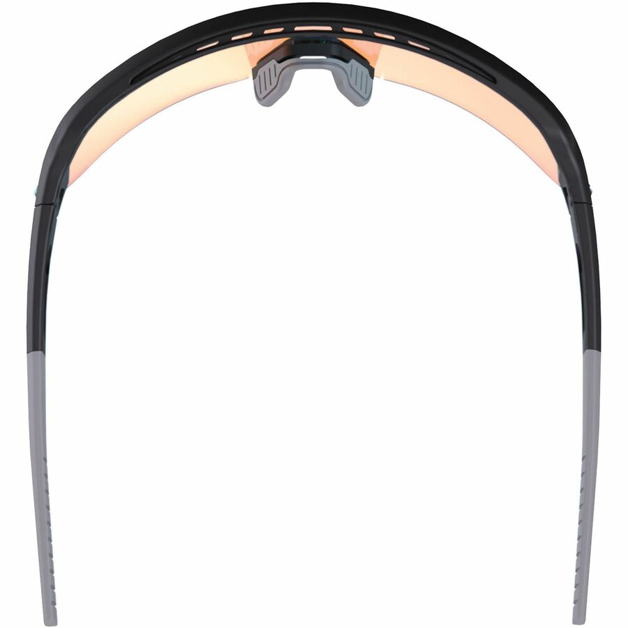 Ergodyne Skullerz AEGIR Safety Glasses, Orange Mirror Lens, Matte Black Frame, Polycarbonate/Rubber, Non-slip, Sweat Resistant, Lightweight, Impact Resistant, Adjustable Temple, 1 Each