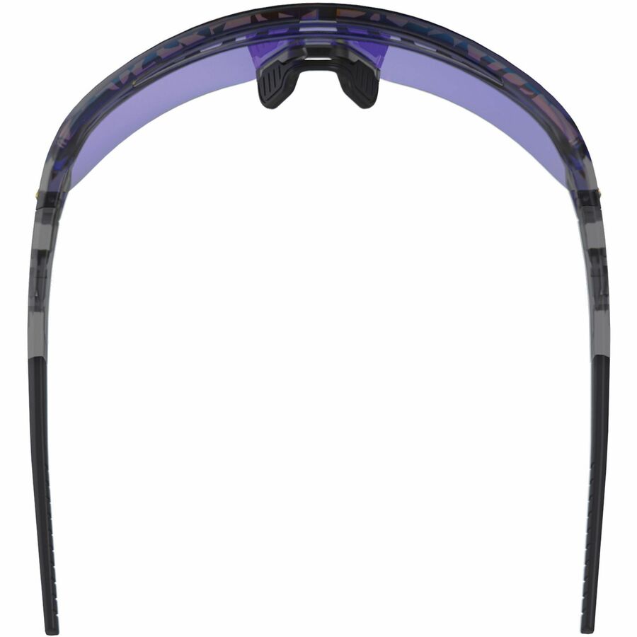 Ergodyne Aegir Enhanced Anti-Fog Safety Glasses, Blue Mirror Lens, Clear Smoke Frame, Polycarbonate/Rubber, Non-slip, Sweat Resistant, Lightweight, Impact Resistant, Adjustable Temple, Vented, 1 Each