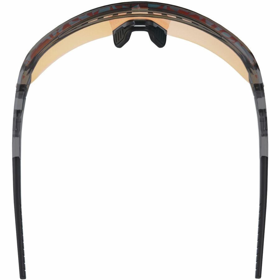 Ergodyne Skullerz AEGIR Safety Glasses, Orange Mirror Lens, Clear Smoke Frame, Polycarbonate/Rubber, Non-slip, Sweat Resistant, Lightweight, Impact Resistant, Adjustable Temple, 1 Each