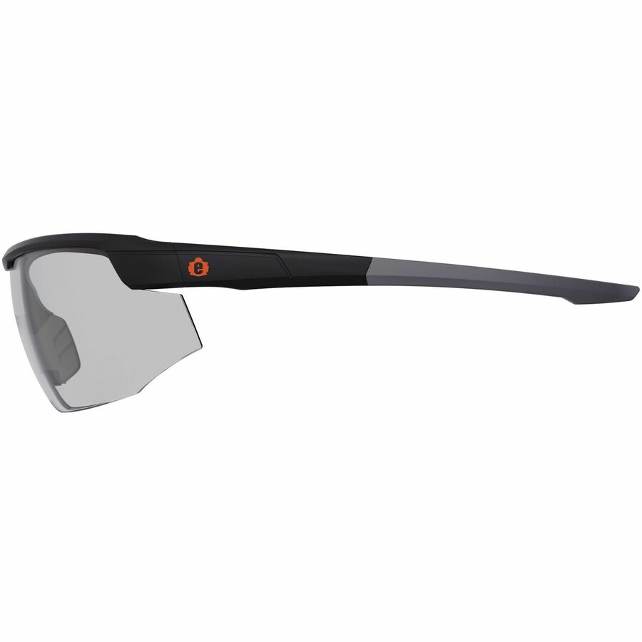 Ergodyne Skullerz SKOLL Anti-Scratch & Enhanced Anti-Fog Safety Glasses, Matte Black Frame, Polycarbonate Lenses, Lightweight, Non-slip, Impact Resistant, 1 Each